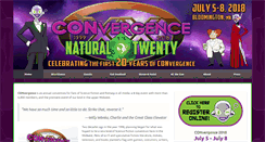 Desktop Screenshot of convergence-con.org